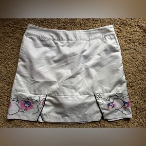 Adidas ClimaCool White Floral Athletic Skort – Size 4